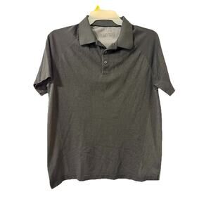 Fabletics Men’s Medium Black Polo Shorts Sleeve Golf Shirt